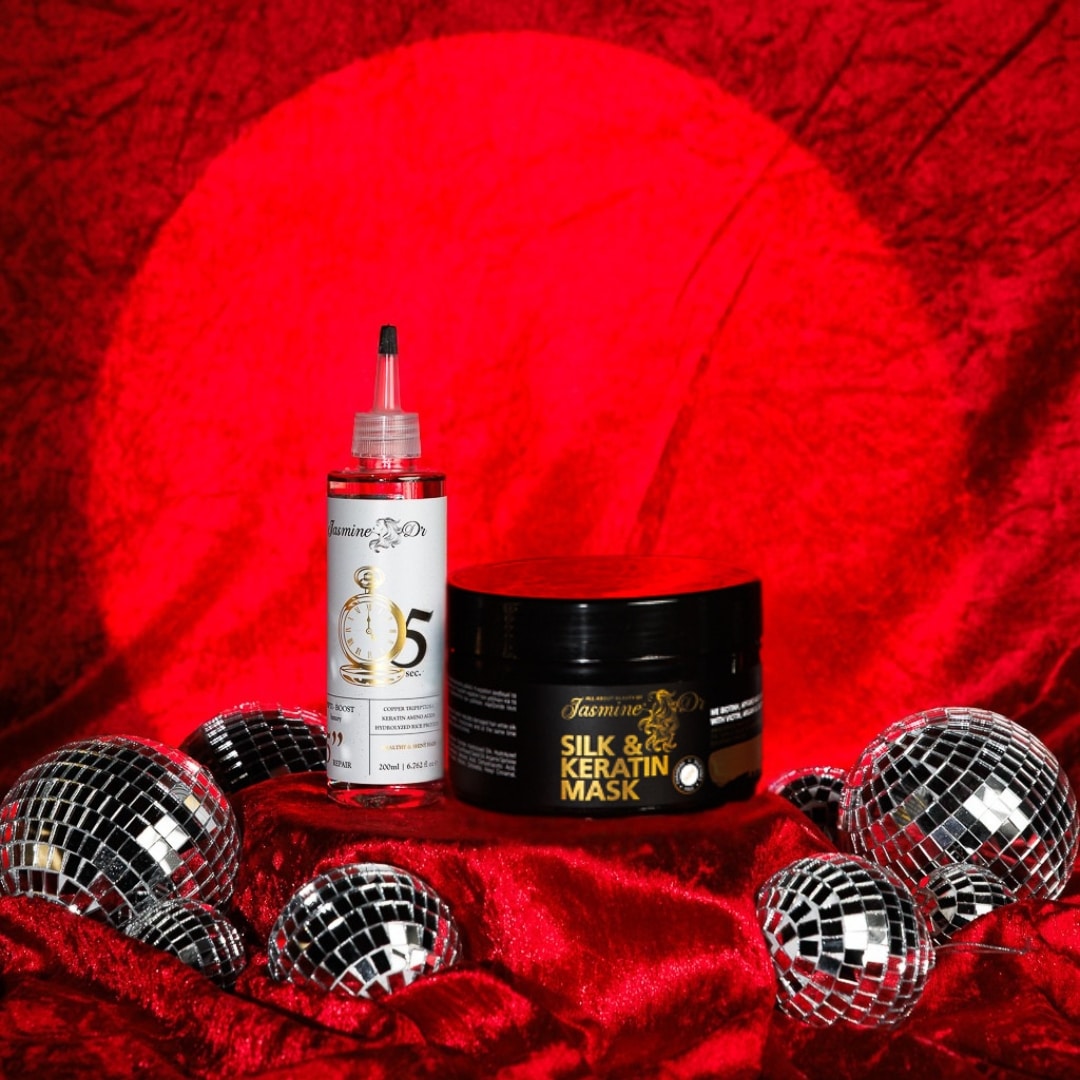 Ορός 5 Sec + Μάσκα Silk & Keratin 500ml